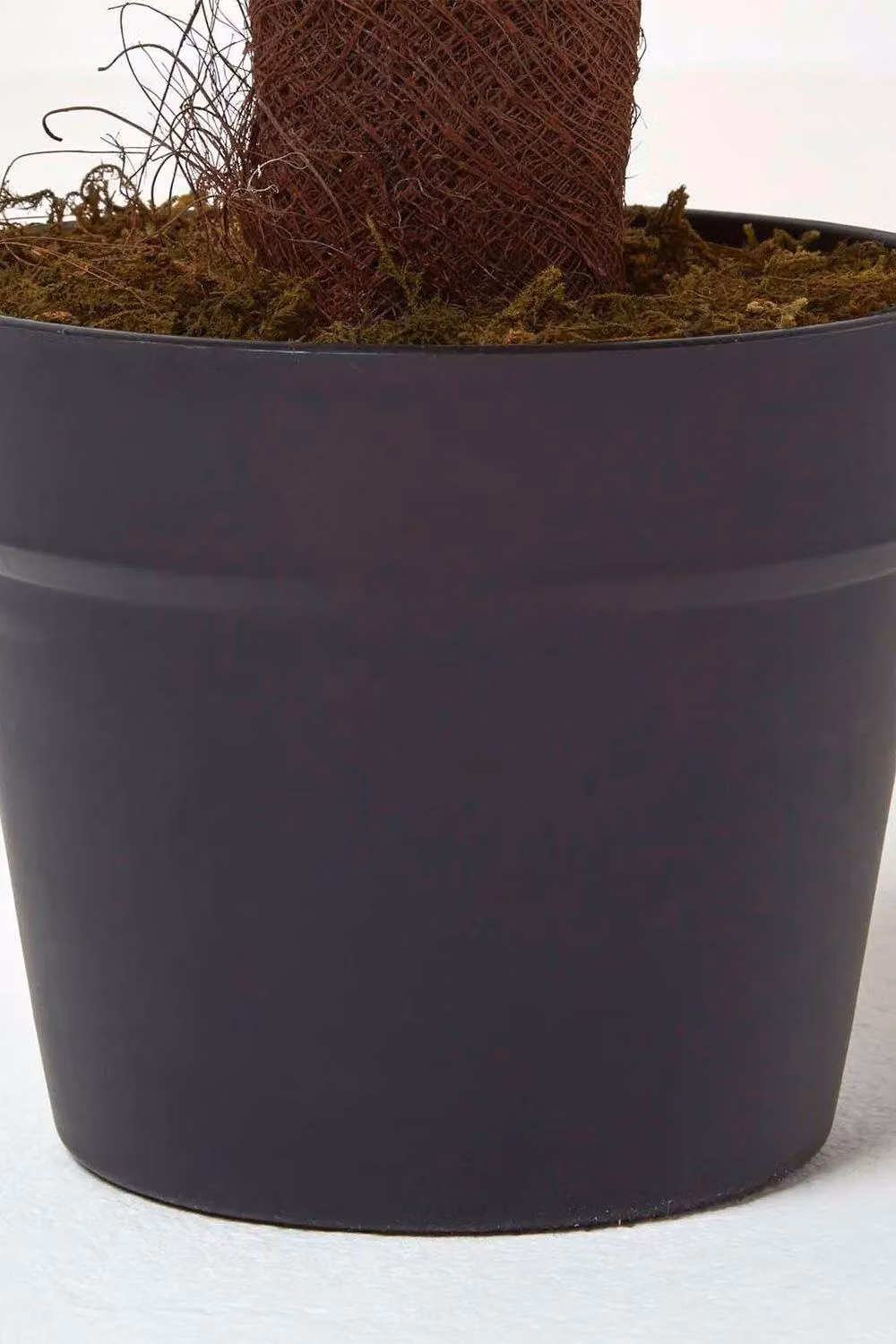 Homescapes Green Mini Artificial Palm Tree with Black Pot, Height: 100 cm – 2