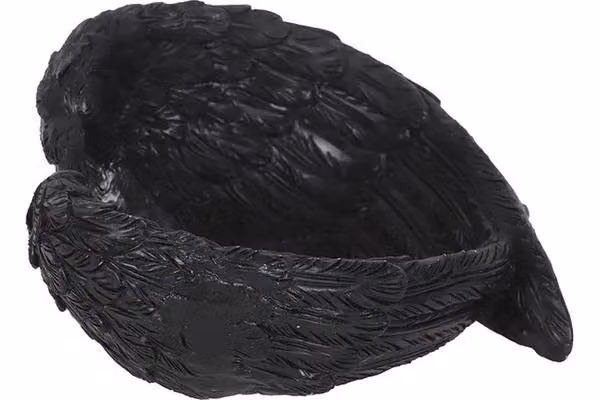 KDMD Raven Wings Organic Black Trinket Dish Bowl – 4