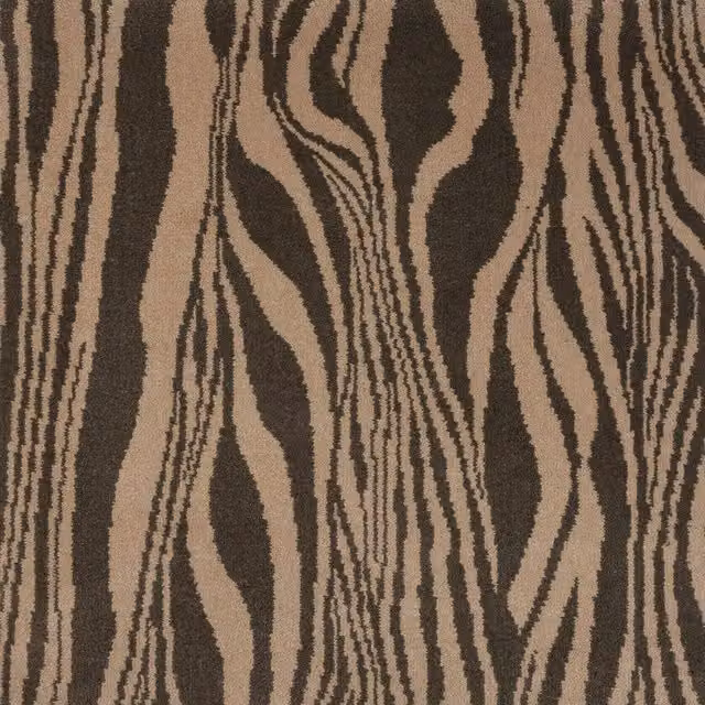 House of Hackney DAZZLE Wool Rug in Brown Animal Print
