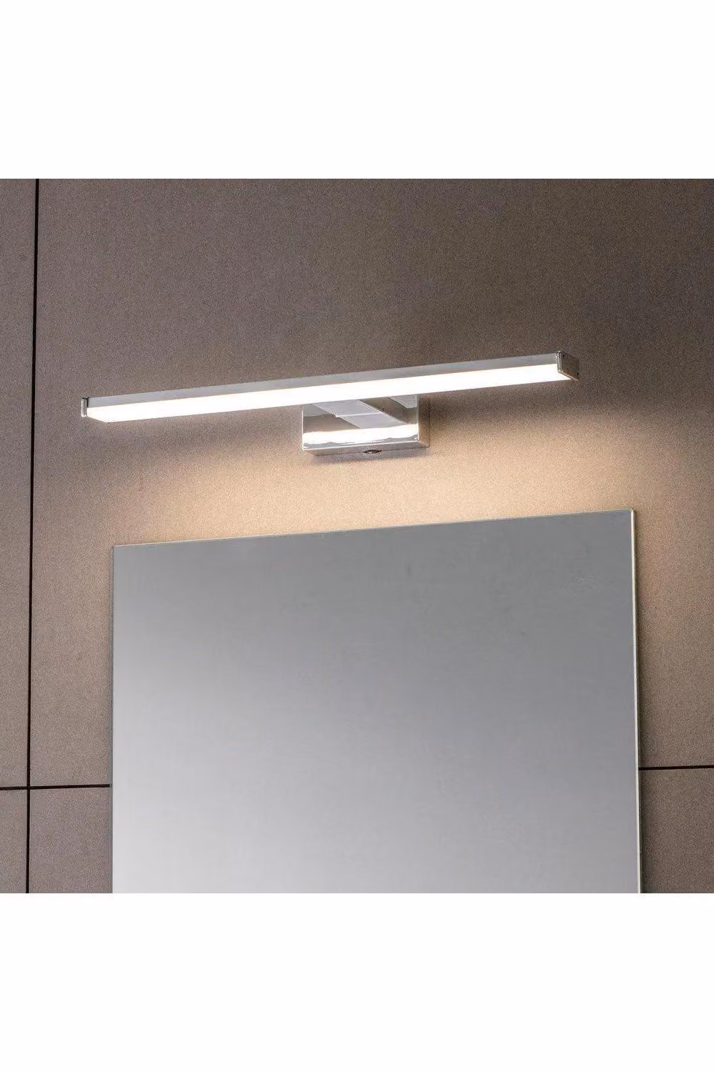 Netlighting Axis LED IP44 Bathroom Wall Bar Light in Grey and Chrome – 2