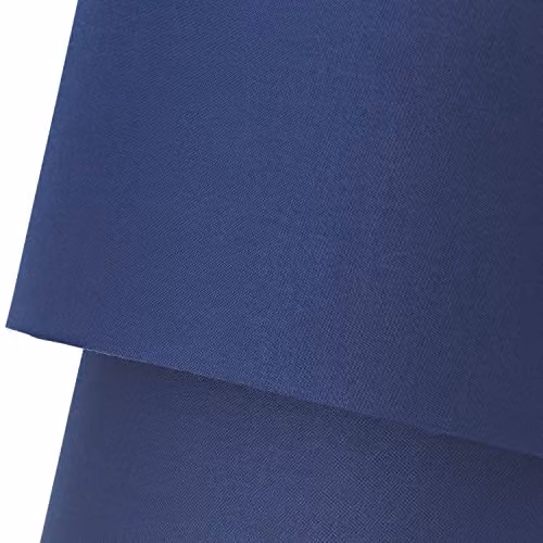 Happy Homewares Modern Round Blue Fabric Ceiling Pendant Lamp Shade with Copper Inner, W: 20 cm, H: 30 cm – 5