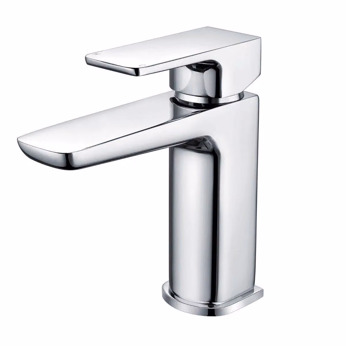 Nes Home Astra Modern Chrome Cloakroom Basin Mono Mixer Tap in Silver – 2