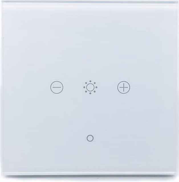 ENER-J Smart Home WiFi RF 1 Gang Dimmable Touch Switch in White with Tuya and Google Assistant Support