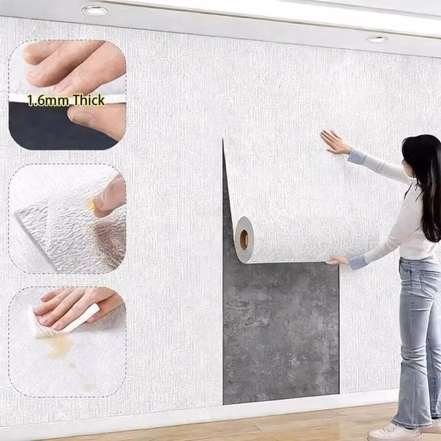 SPETLEK White Linen Foam Soundproof Wall Sticker, 0.6m2 – 1