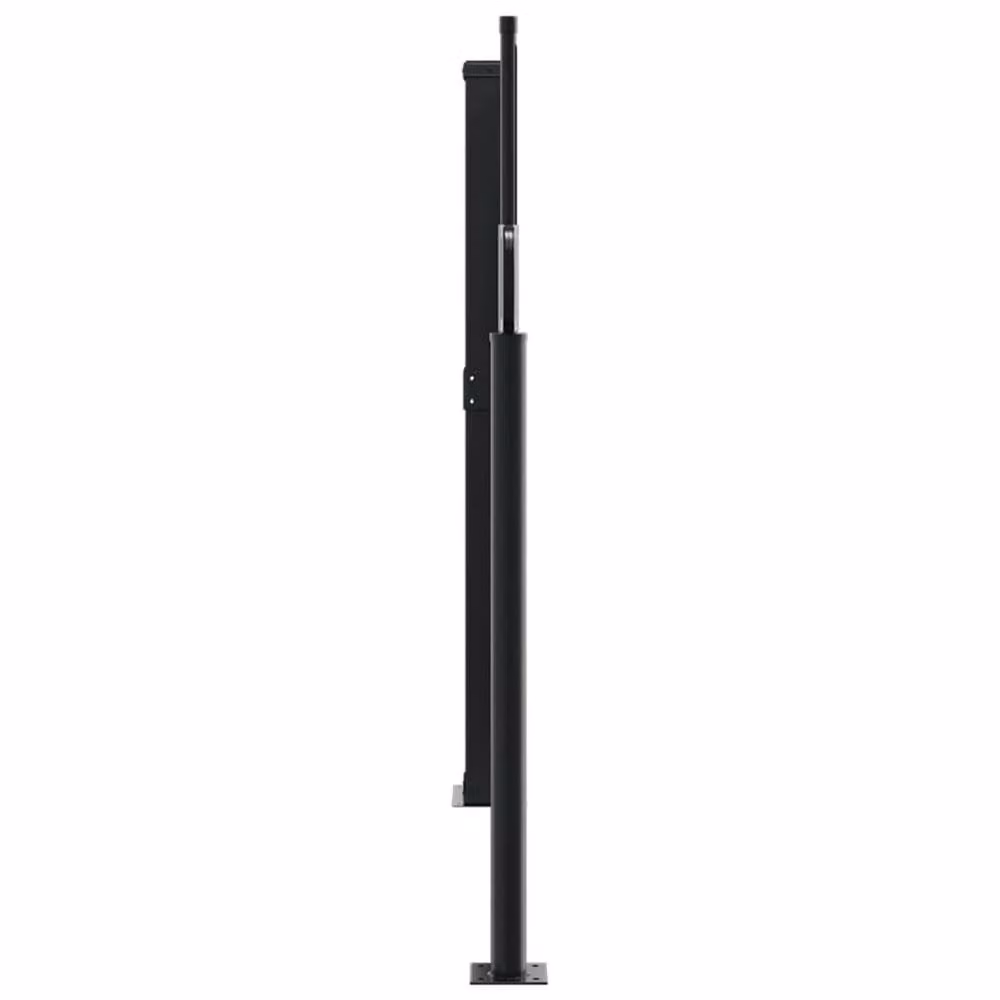 Berkfield Home Retractable Single Side Awning in Black, W/H: 1200 x 140 cm – 4