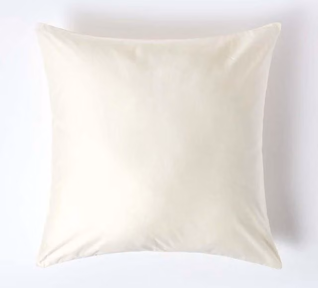 Homescapes Egyptian Cotton Pillowcase, 1000 Thread Count, Beige, 80 x 80 cm