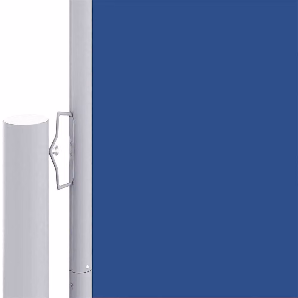 Berkfield Home Blue Retractable Polyester Roller Side Awning W/H: 117 x 1200 cm – 3