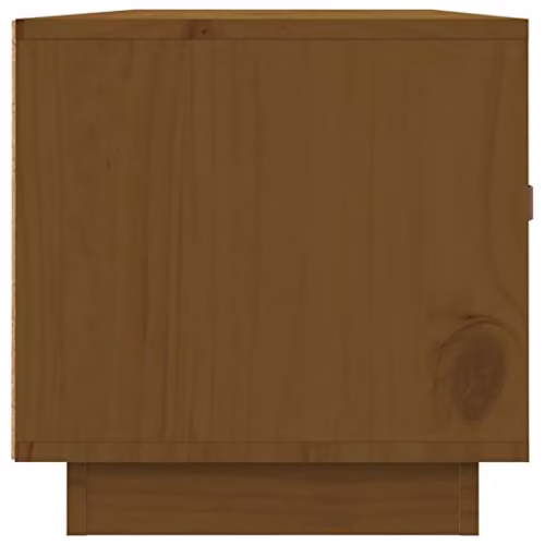 vidaXL TV Cabinet in Honey Brown Solid Pine Wood, W/D/H: 80 x 34 x 35 cm – 4