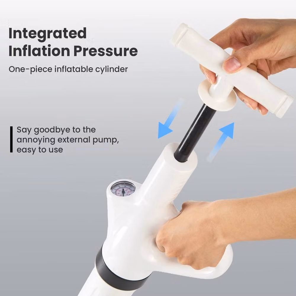 VOGREX Heavy Duty Toilet and Sink Plunger Drain Unblocker, White – 2