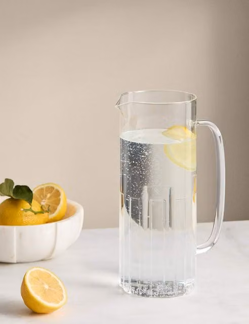 M&S x Kelly Hoppen Clear Glass Jug