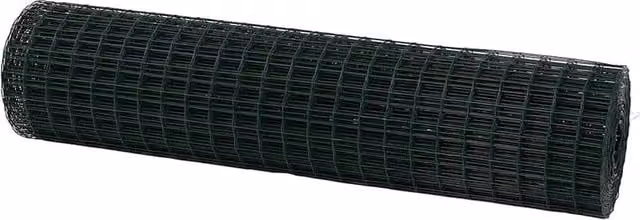 Berkfield Home Euro Fence Green PVC Coated Steel Fencing, 1 x 10 m