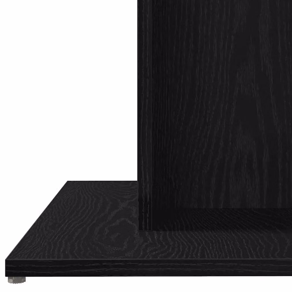 Berkfield Home Black Oak Square Dining Table, W/D/H: 80 x 80 x 75 cm – 3