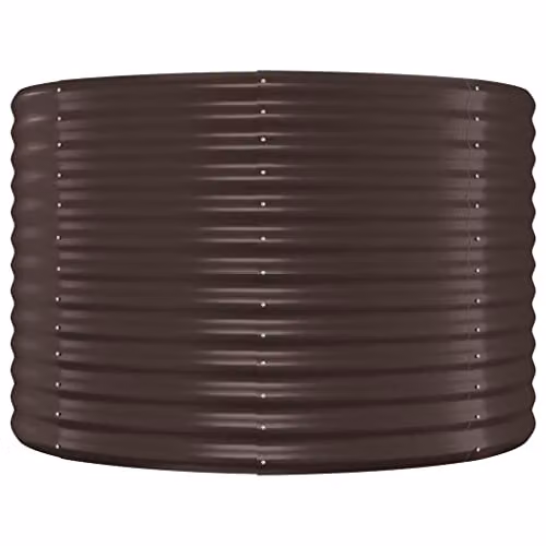 vidaXL Brown Steel Raised Garden Bed W: 175 cm, D: 100 cm, H: 68 cm – 4