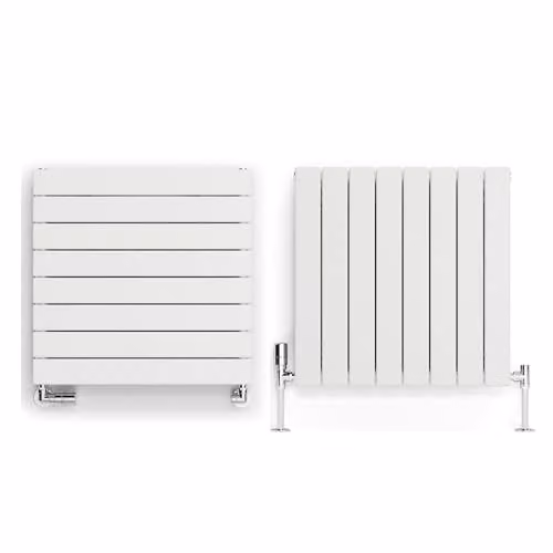 Terma Steel Wall Mounted Radiator, White, W: 58.8 cm, H: 60.0 cm – 1