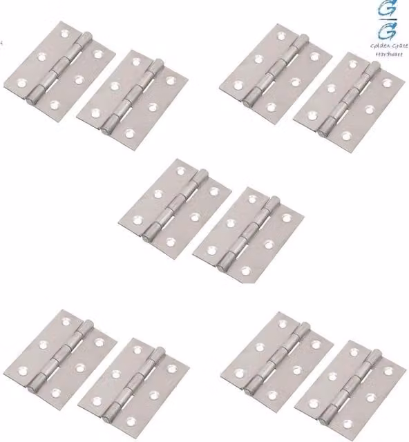 Golden Grace Chrome Butt Hinges