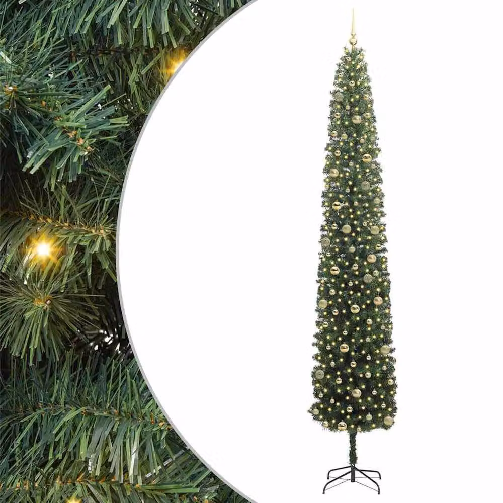 Berkfield Home Artificial Christmas Tree with 300 LEDs and Stand, Green, Height: 300 cm – 2