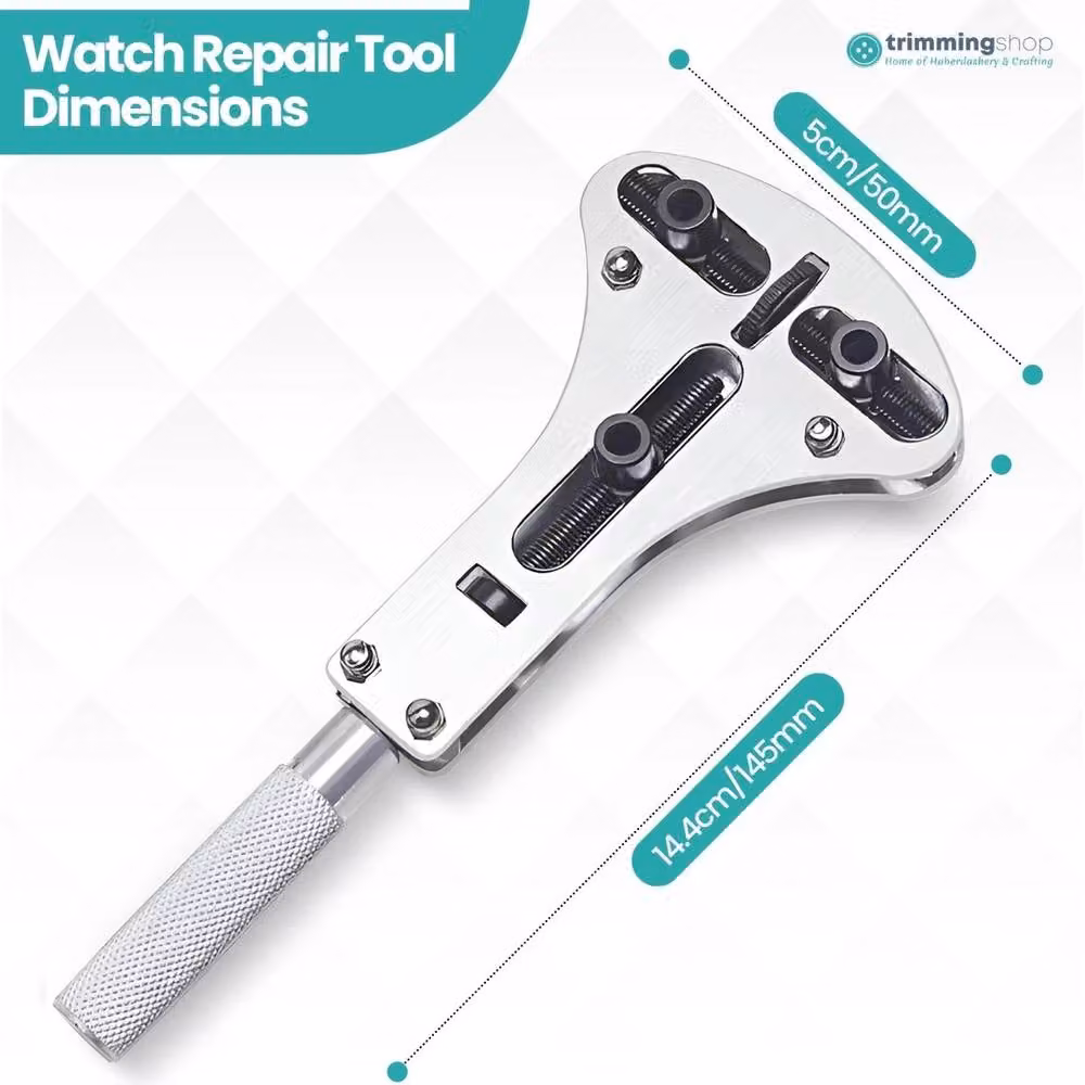 Havendro Stainless Steel Watch Back Case Opener Wrench in Silver – 2