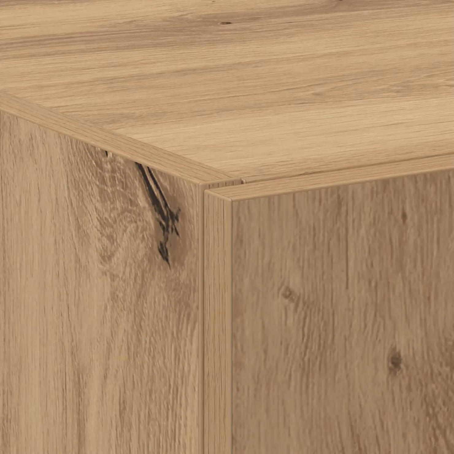 Berkfield Home Artisan Oak Highboard in Brown, W/D/H: 60 x 32 x 153 cm – 3