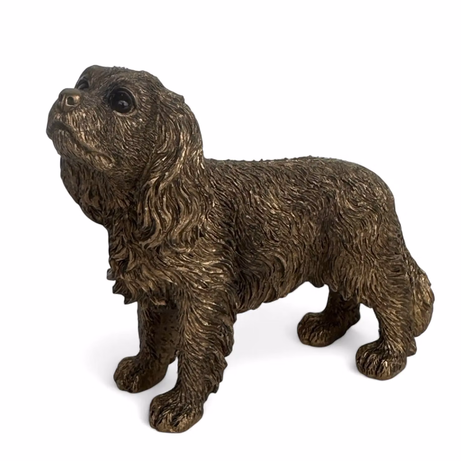 Leonardo Reflections Bronzed Cavalier King Charles Spaniel Dog Figurine in Bronze – 2
