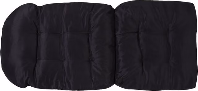 Breeins Black Rectangular Outdoor Chair Cushion, 110 cm