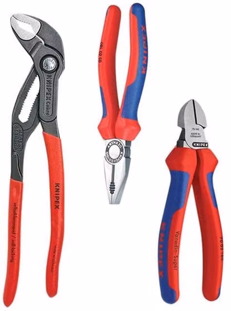 Knipex 3 Piece Pliers Set, Multicolour – 1