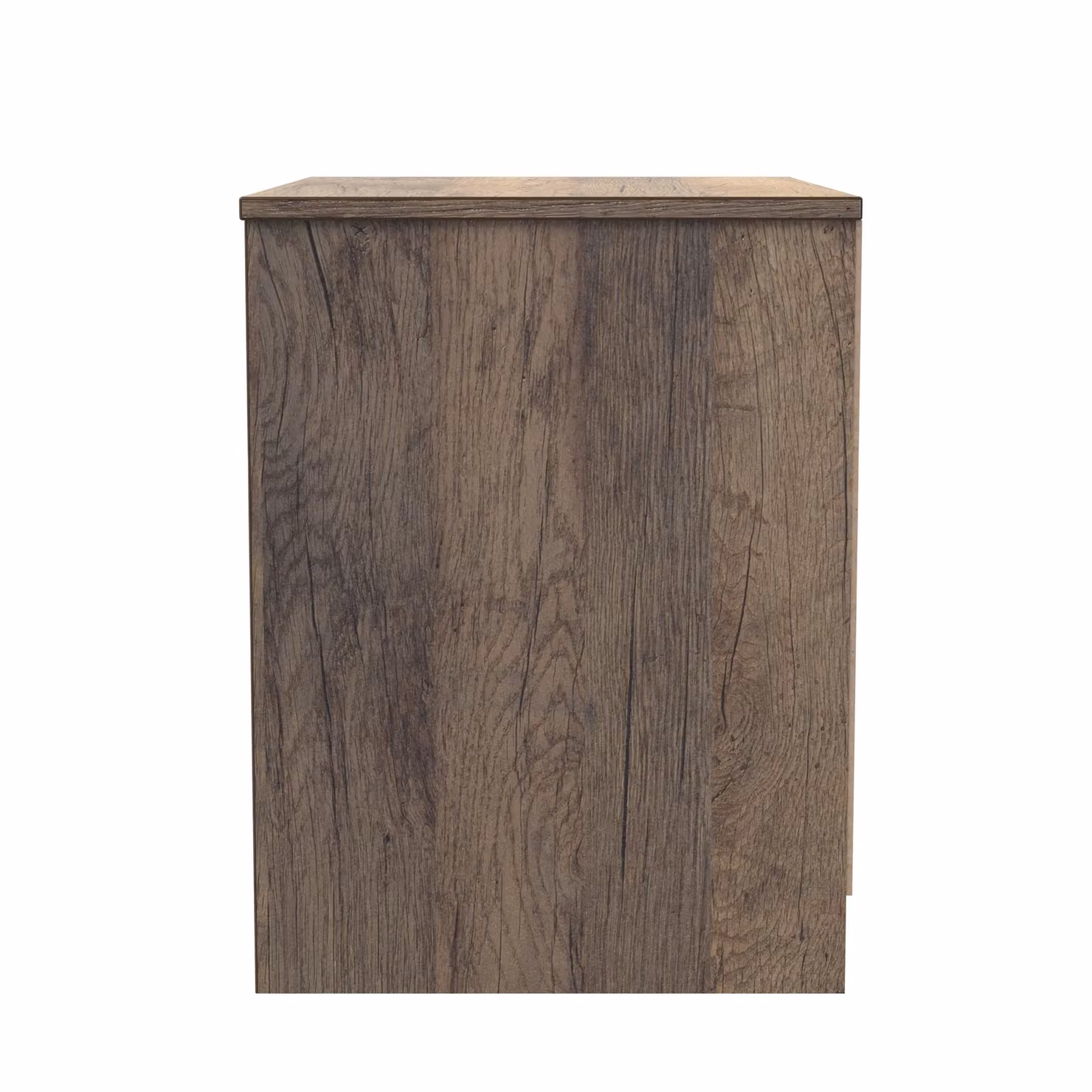 Ready Assembled 2 U Denver 2 Drawer Side Table in Dark Brown – 2
