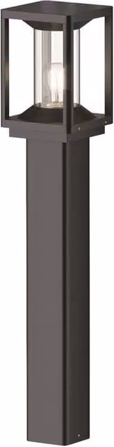 Netlighting Cell Grey Outdoor Bollard, Height: 75 cm, IP54, E27 – 1