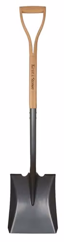 Kent & Stowe Carbon Steel Square Mouth Shovel in Beige