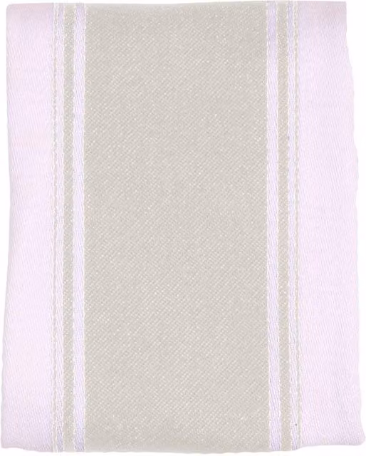 dexam Love Striped Tea Towel in Multicolour Beige and Pink