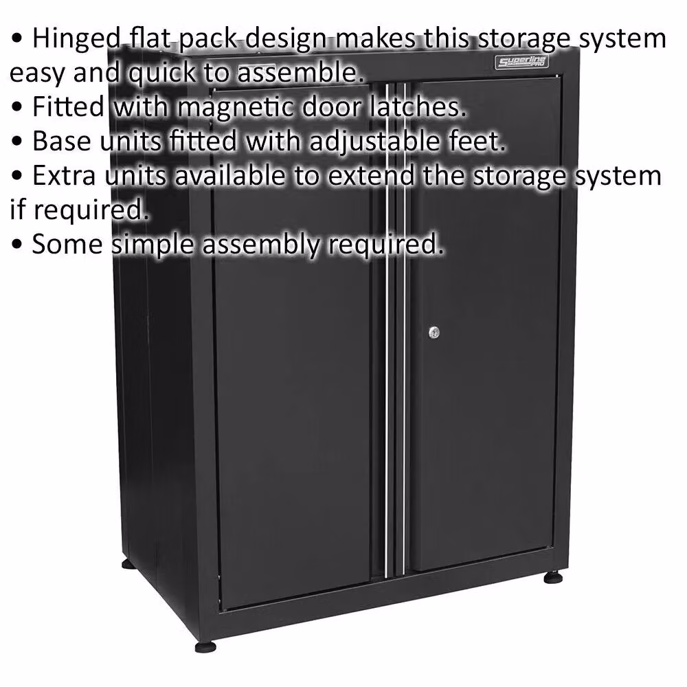 Loops Modular Stacking Freestanding Cabinet in Black and Multicolour, H 208.0 cm x W 77.5 cm x D 46.0 cm – 2