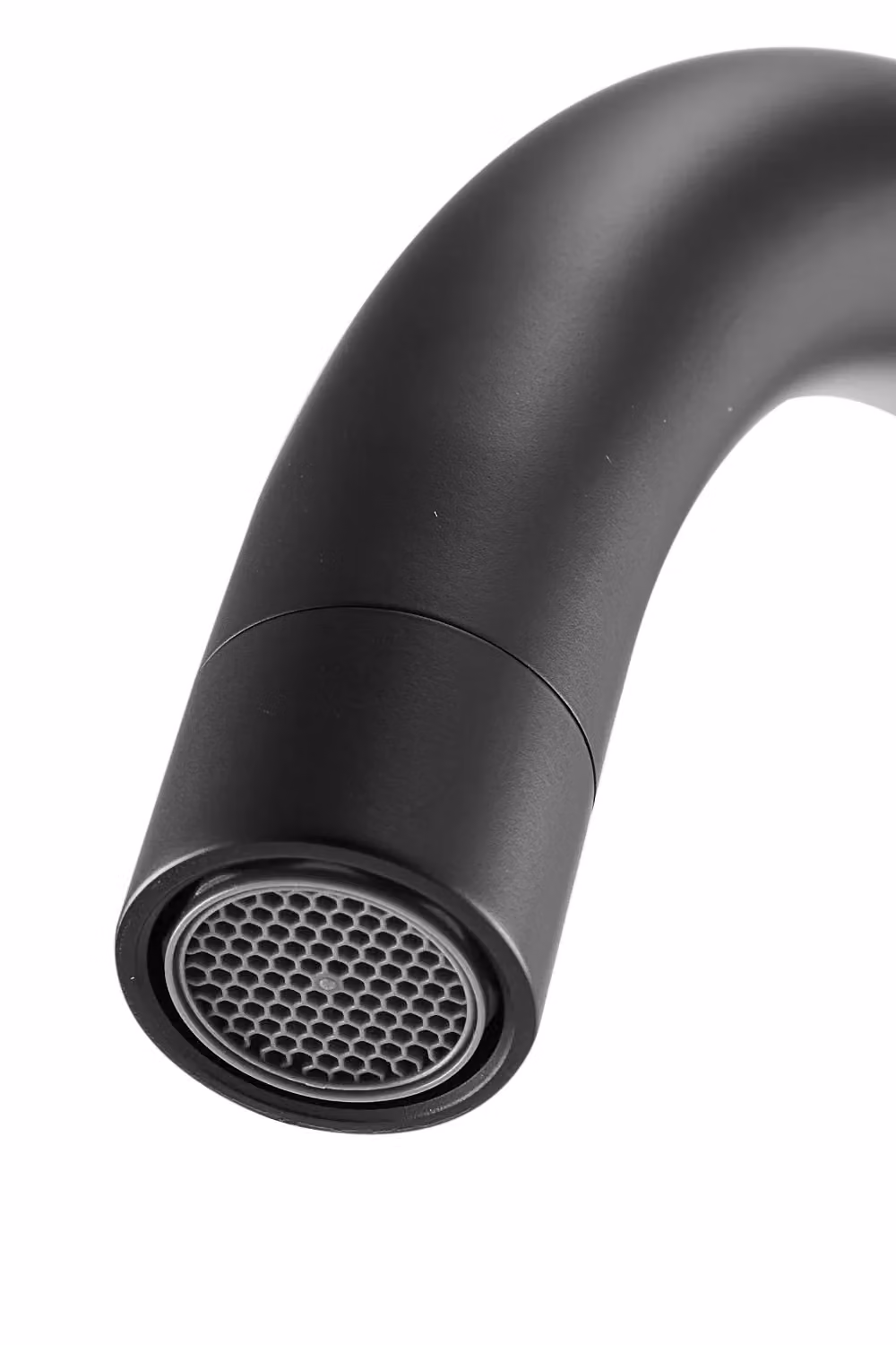 Living and Home Stainless Steel Dual-Handle Kitchen Faucet with Swivel Spout in Matt Black – 4