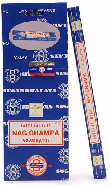 KDMD Satya Nagchampa Natural Incense Sticks, 10g, Brown
