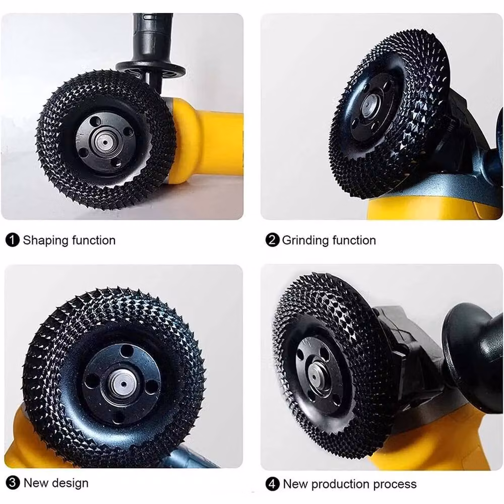 NESTLUNE Black Carbide Wood Sanding Carving Shaping Disc Grind Wheel Tool W: 520 mm, H: 10000 mm – 2