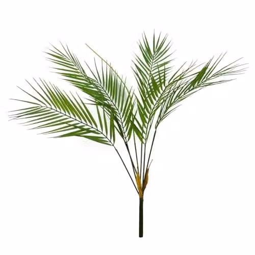 Leaf Artificial Tropical Palm Tree with 6 Leaves, Green, Height: 75 cm