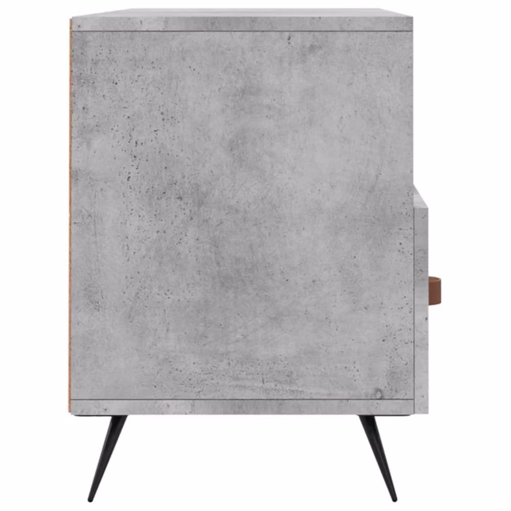 Berkfield Home Industrial TV Cabinet in Concrete Grey, W/D/H: 102 x 36 x 50 cm – 3