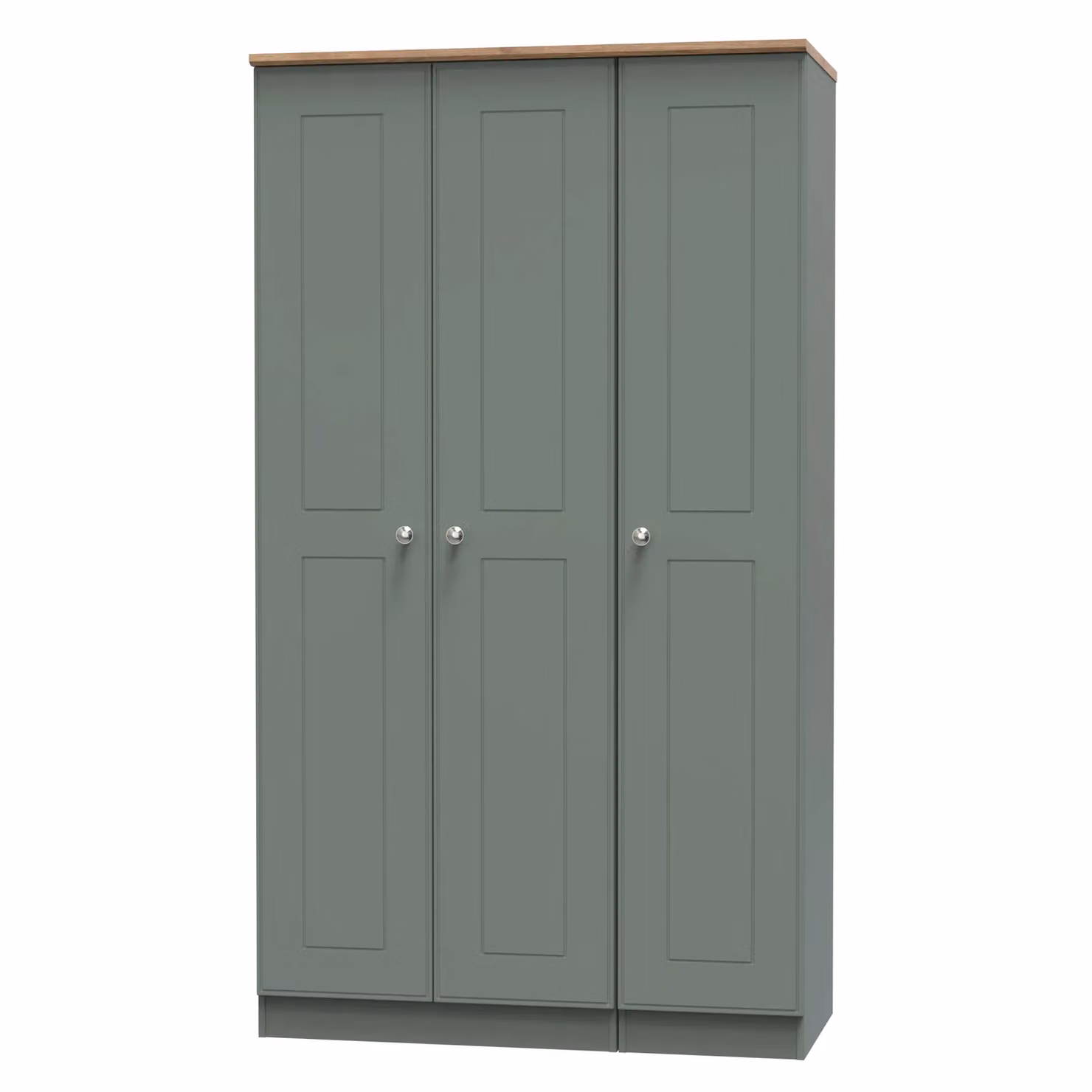 Ready Assembled 2 U Albert 3 Door Wardrobe in Pale Green – 2