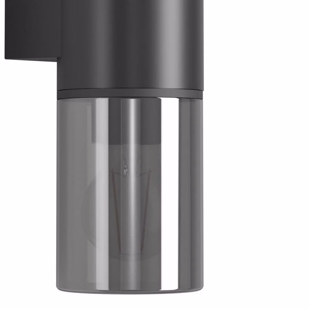 Eglo Cropani Black Modern Outdoor Wall Up & Down Light with Plastic and Glass, E27 – 3