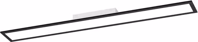 Loops Modern Black LED Ceiling Light with RGB Colour Options – 1