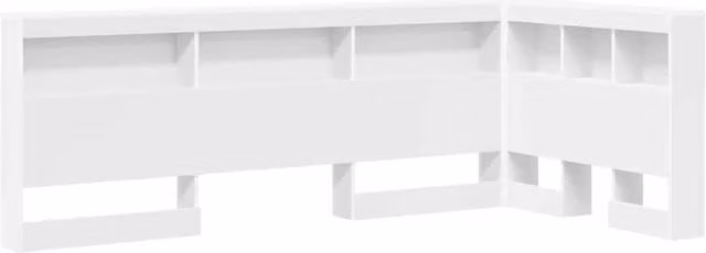 Berkfield Home White Storage Headboard with Integrated Shelf for 90 cm Beds