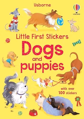 Usborne Little First Stickers Dogs and Puppies Multicolour