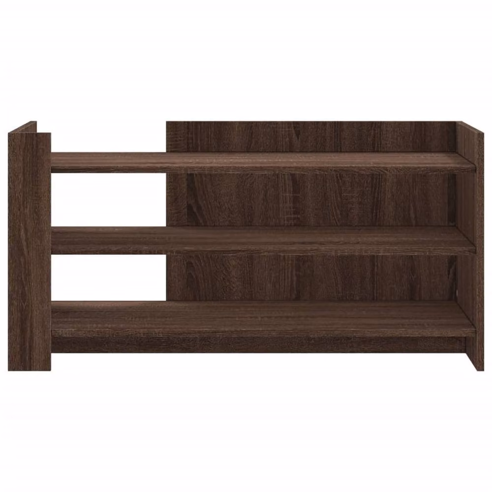 Berkfield Home Modern Brown Oak Coffee Table, W/D/H: 100 x 50 x 50 cm – 4