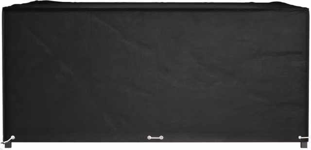 Berkfield Home Durable Square Garden Furniture Cover with 16 Eyelets, Black, W/D/H: 300 x 300 x 75 cm – 1