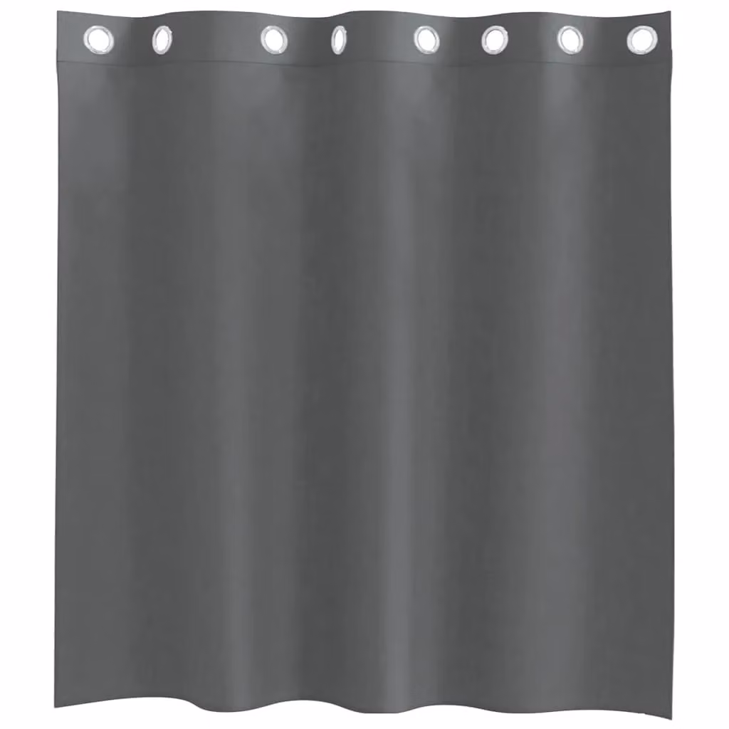 Berkfield Home Grey Transparent Voile Fabric Panel Curtains with Eyelets, 2 Pack, W/H: 140 x 140 cm – 3