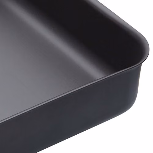 MasterClass Non-Stick Hard Anodised Rectangular Roasting Pan, Black, W/D/H: 37 x 26.5 x 6.5 cm – 4