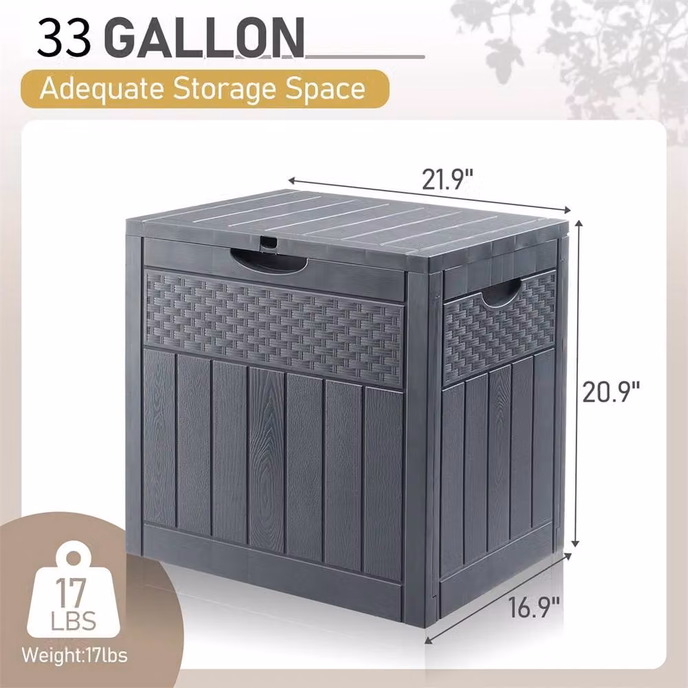 Nordara 126L Waterproof Outdoor Storage Box in Grey – 2