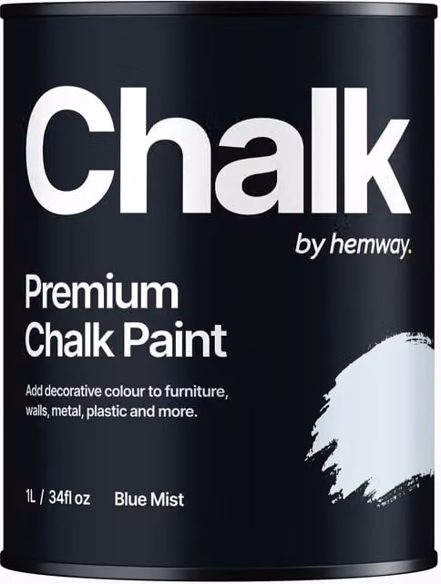 Hemway Chalk Paint Flat Matt Blue Mist, 1 l