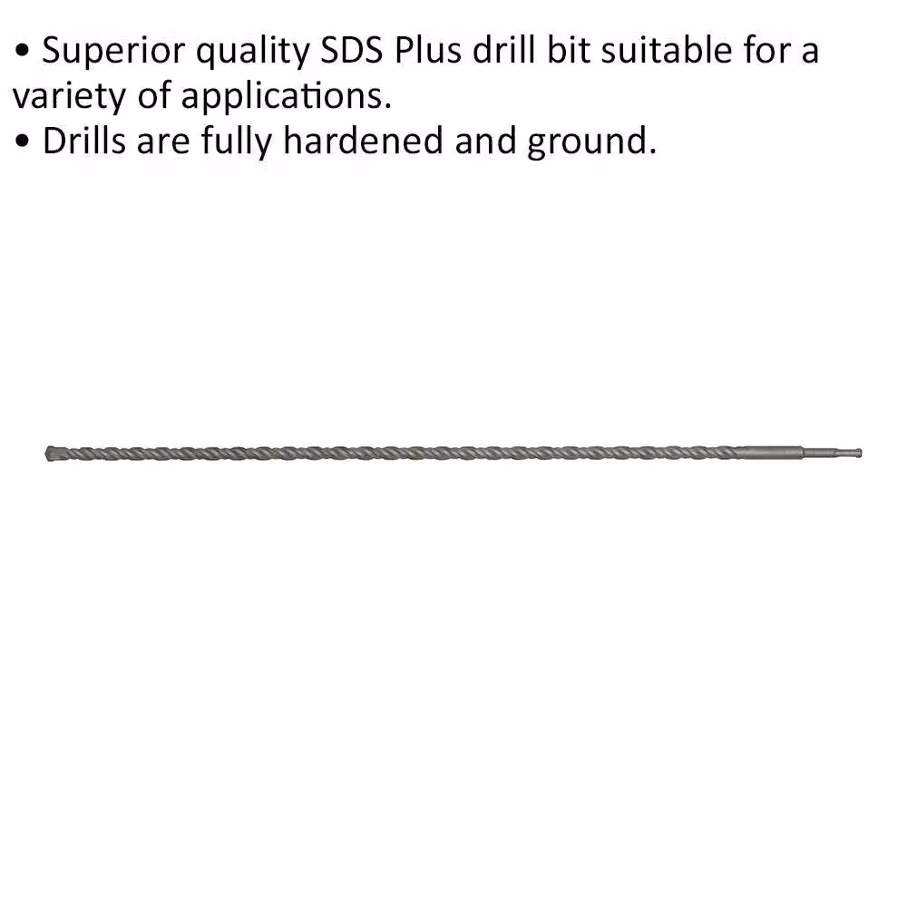 Loops SDS Plus Drill Bit, Silver, Diameter: 16 mm, Length: 800 mm – 2