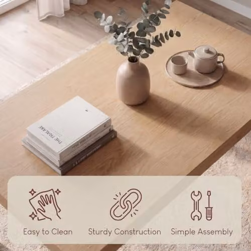 Vida Designs Medina Rectangular Dining Table, Brown, W/D/H: 117 x 76 x 74 cm – 5