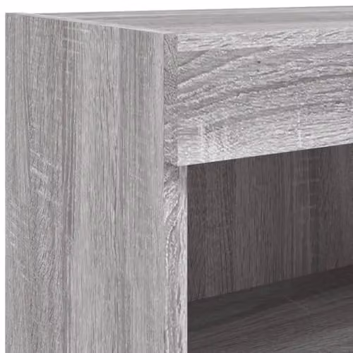 vidaXL Modern TV Cabinet with LED Lights in Grey Sonoma, W/D/H: 60 x 30 x 30 cm – 4