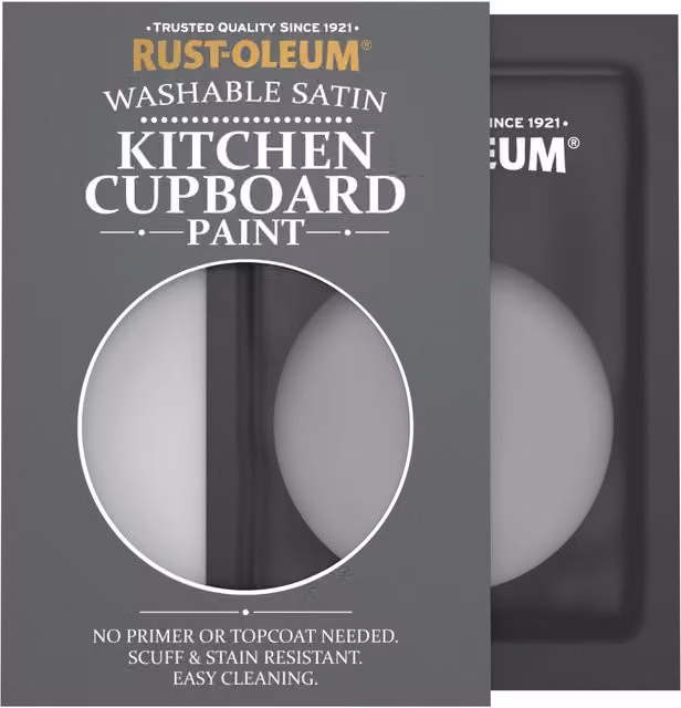 Rust-Oleum Kitchen Cupboard Satin Finish Tester Sachet, Iris Purple, 10ml